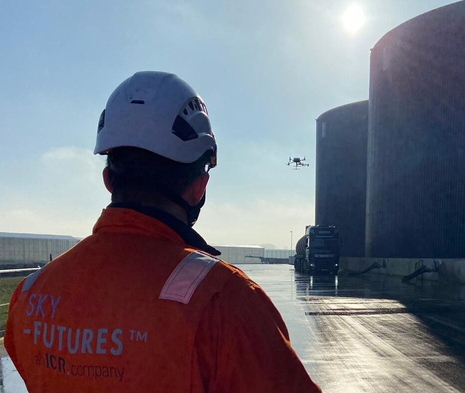 Bio gas drone inspection