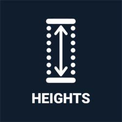 Safety step tiles - Heights