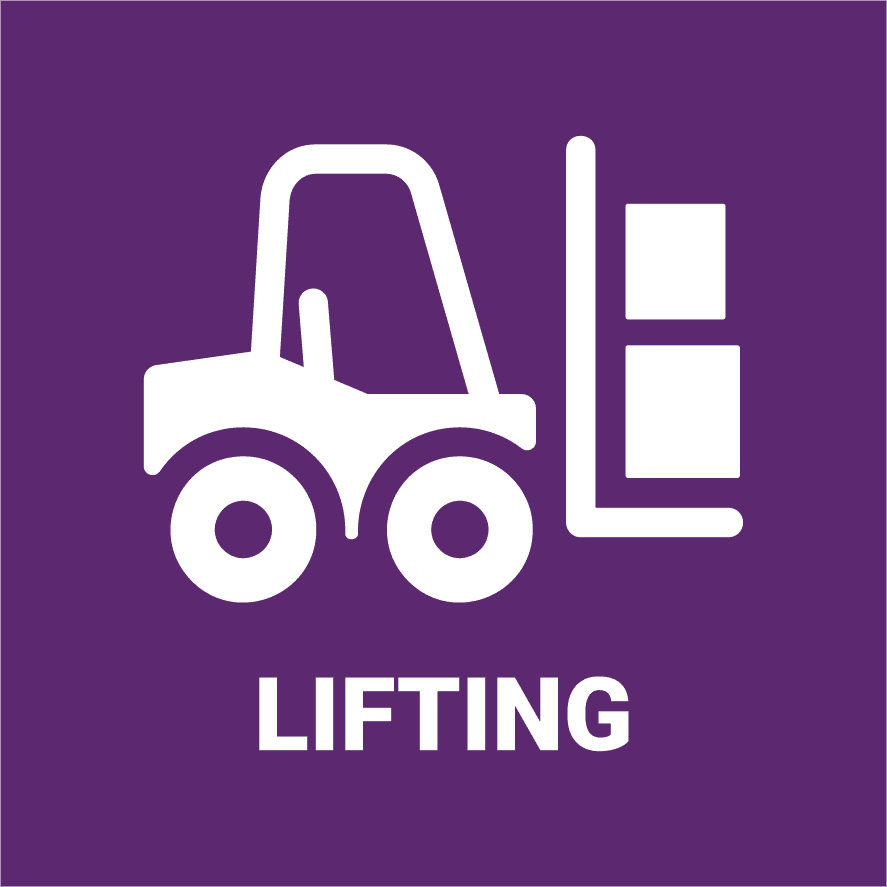 Safety step tiles - Lifting