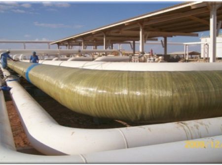 Pipeline outside with composite repair