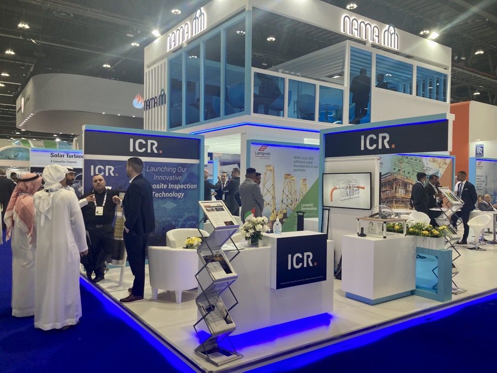 ADIPEC 2022 ICR stand