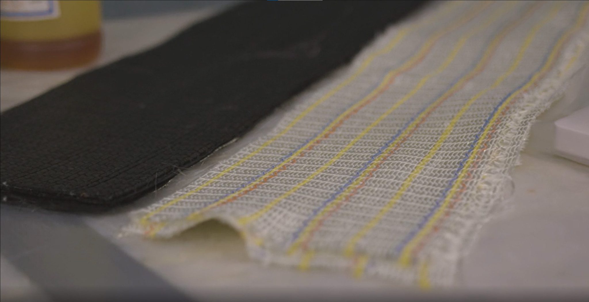 Technowrap™ cloth samples close up