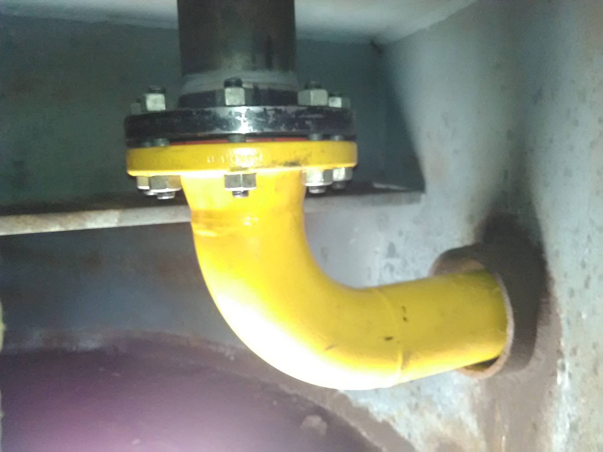 Confined space Quickflange repair