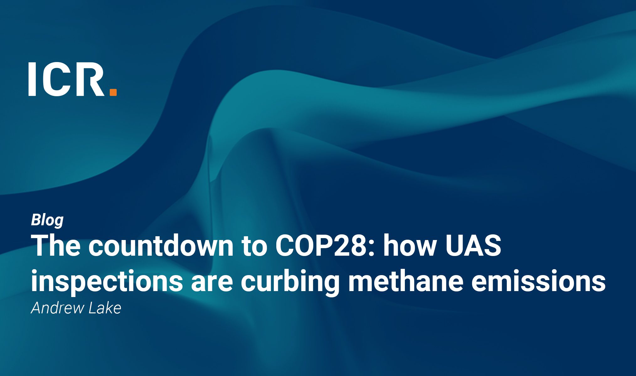 social card for article on UAS Inspections curbing methane emissions