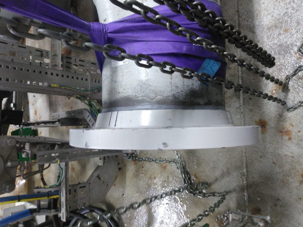 Completed Quickflange™ installation.