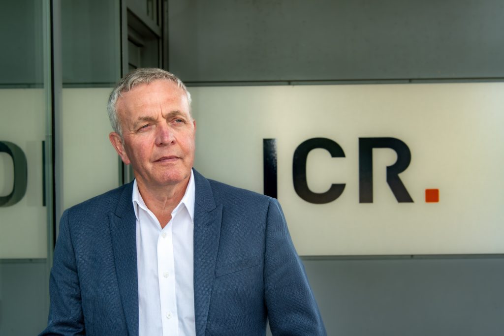 JIm Beveridge outside HQ, Aberdeen